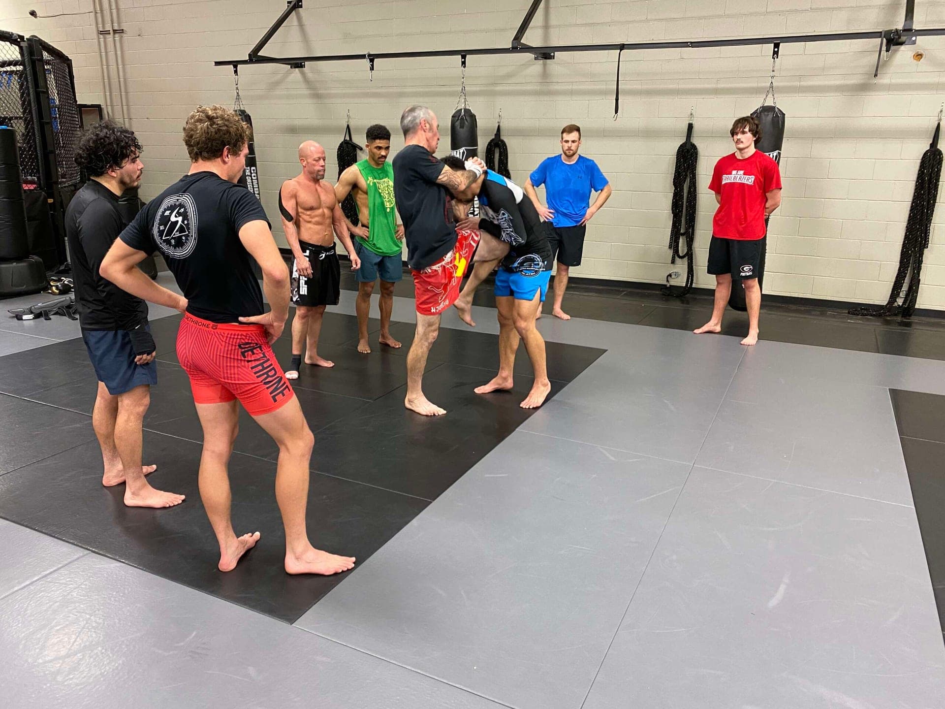 Fusion MMA & Jiu Jitsu athletes training