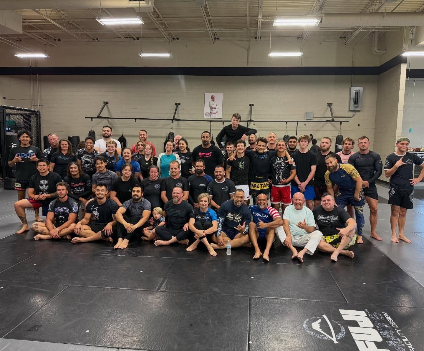 Fusion MMA & Jiu Jitsu athlete training